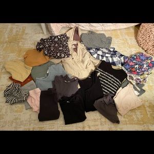 Mixed bundle of girls clothing